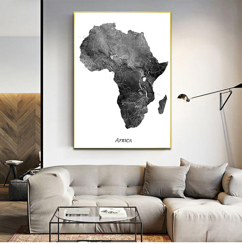 Africa map posters and prints  - огляд і ціна Star Map Poster