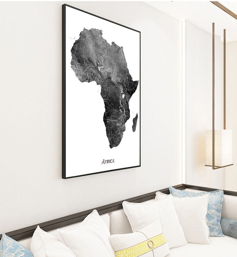 Africa map posters and prints  - огляд і ціна Star Map Poster