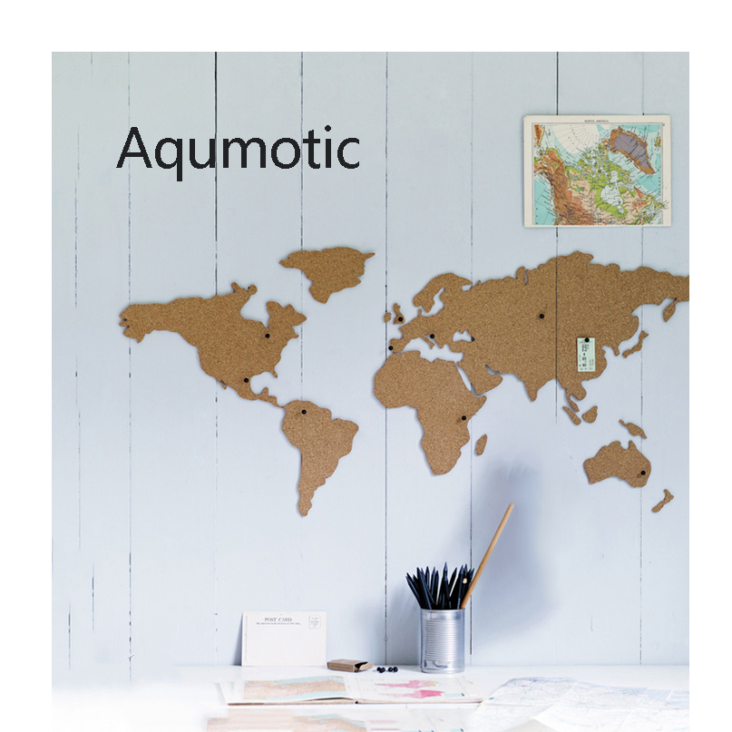 Aqumotic Cork World Map Travel - огляд і ціна Star Map Poster