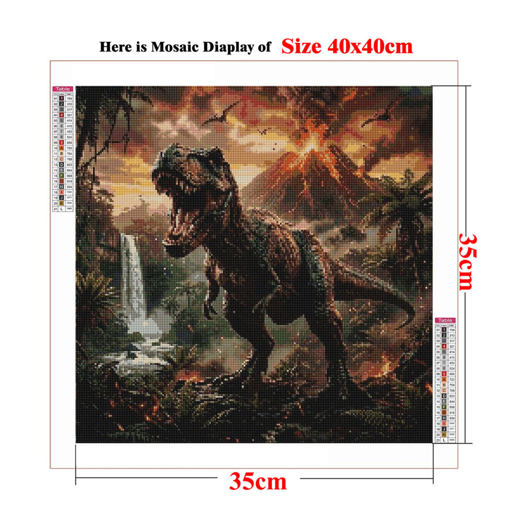 Diamond Painting Kit Ancient D - огляд і ціна Volcano Kit Eruption