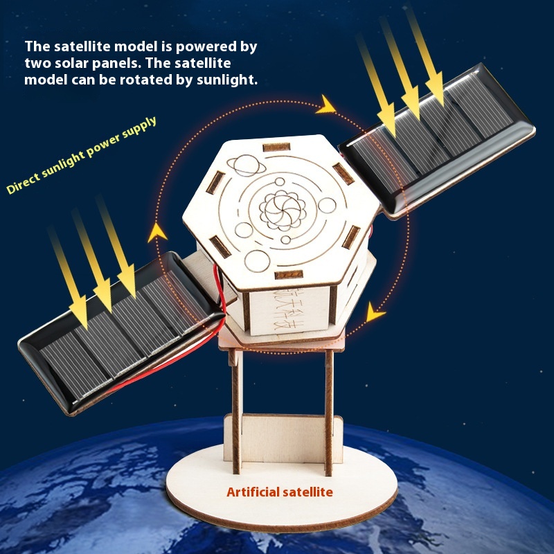 DIY Solar Satellite Artificial - огляд і ціна Science Toys Diy