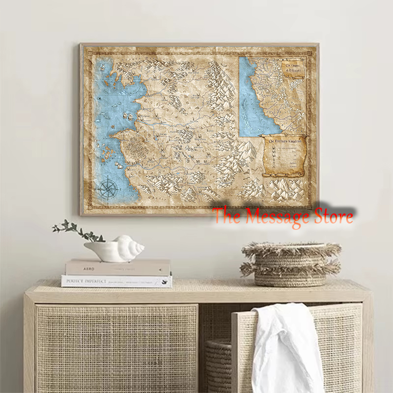Witcher World Map Continent Lo - огляд і ціна Star Map Poster