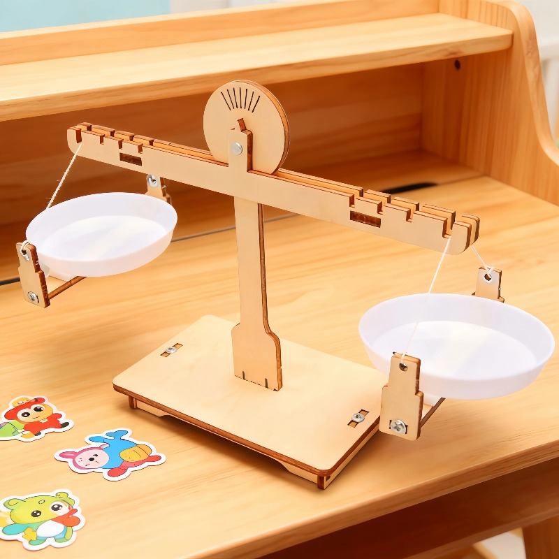 Wooden DIY Balance Scales Asse - огляд і ціна Science Project Physics