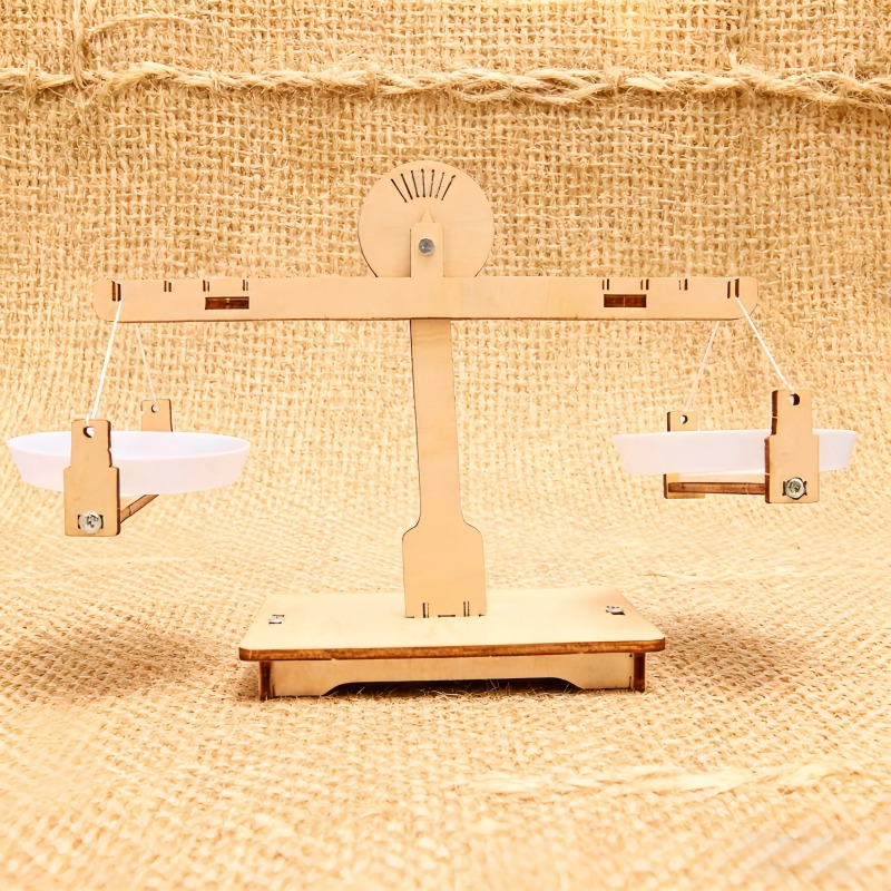 Wooden DIY Balance Scales Asse - огляд і ціна Science Project Physics