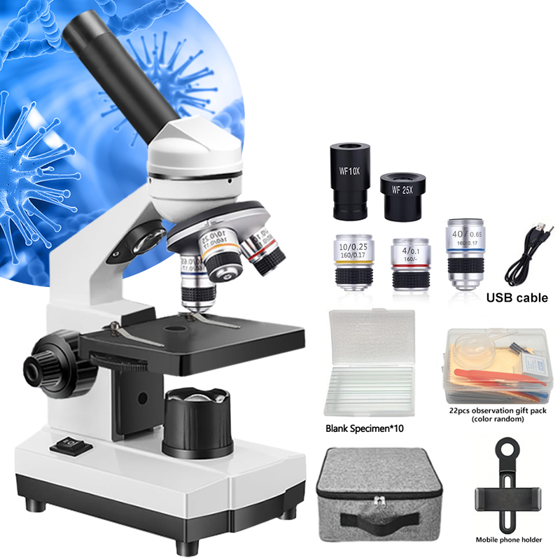 Portable Biological Optical Co - огляд і ціна Microscope Compound 40X