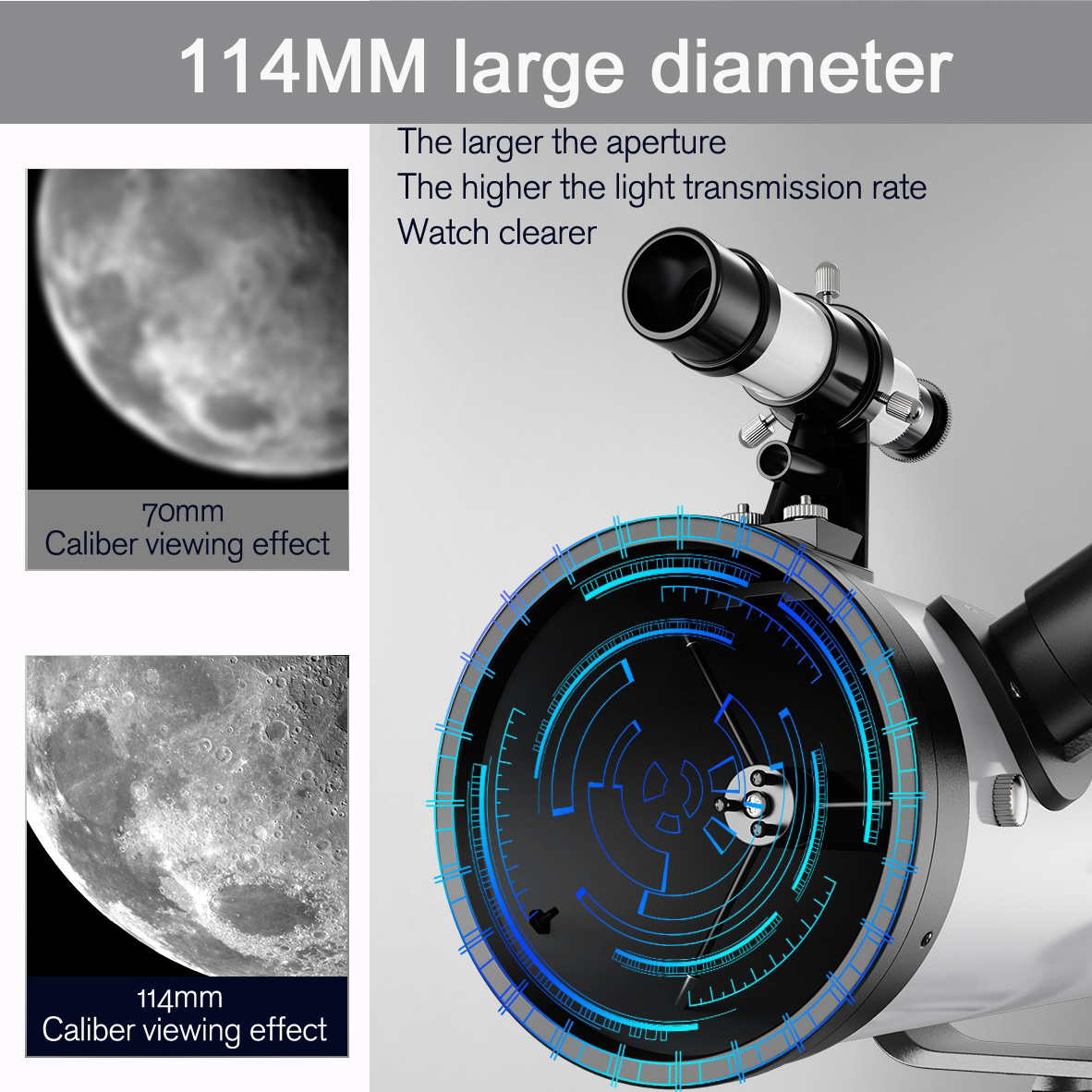 875X Professional Astronomical - огляд і ціна National Geographic Telescope 114Mm
