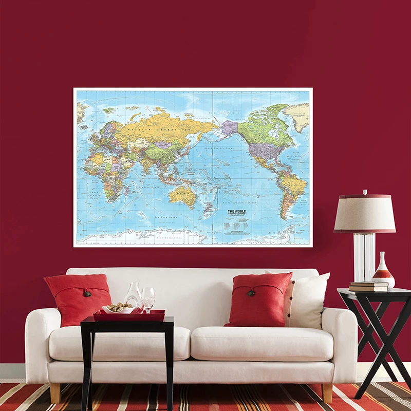 World Map 2012 Fabric Large Po - огляд і ціна Star Map Poster