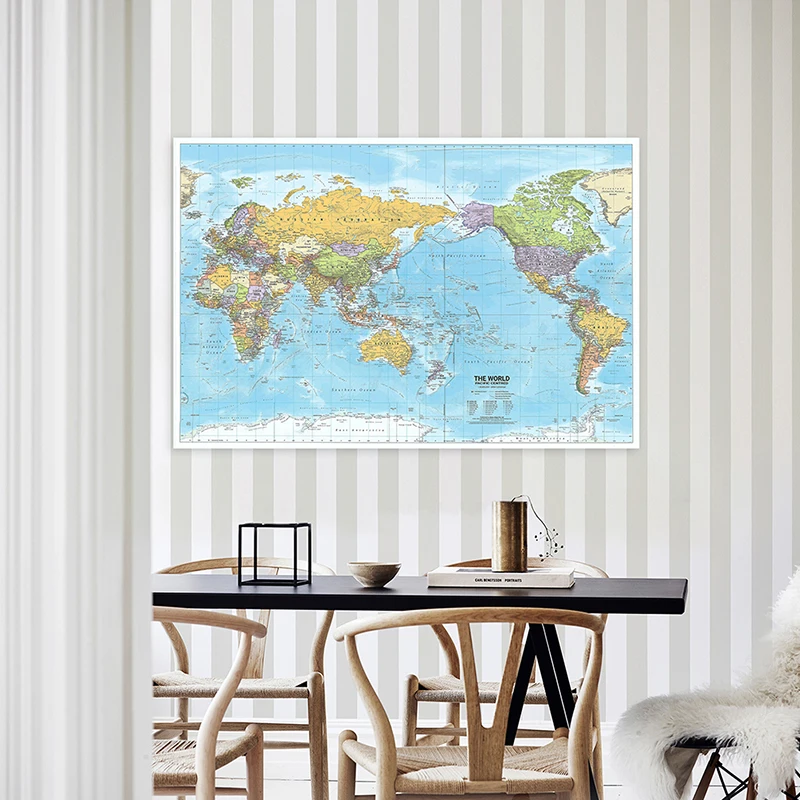 World Map 2012 Fabric Large Po - огляд і ціна Star Map Poster