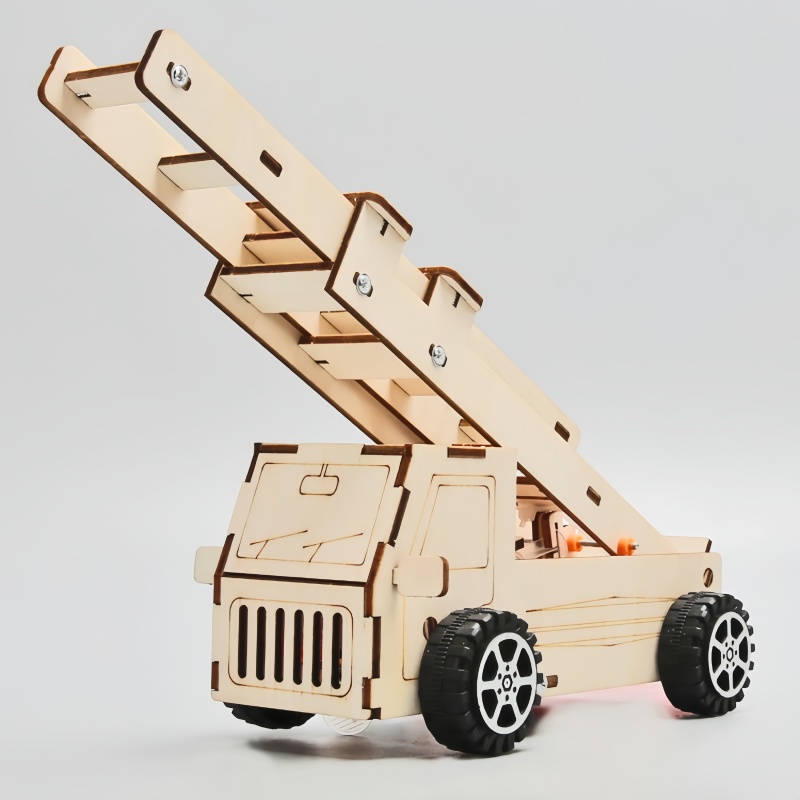 DIY Wood Ladder Fire Truck Mod - огляд і ціна Science Project Kit