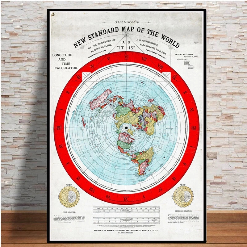 Poster And Prints 1892 Flat Ea - огляд і ціна Star Map Poster