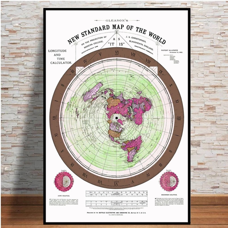 Poster And Prints 1892 Flat Ea - огляд і ціна Star Map Poster