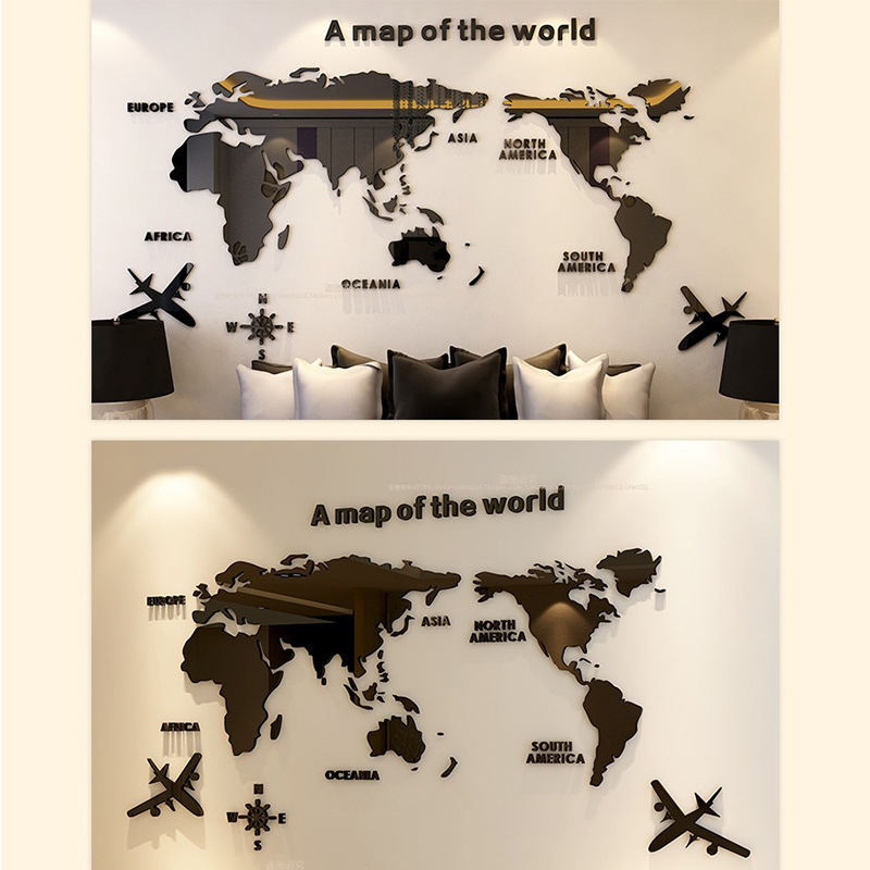 Nordic World Map Acrylic 3D Wa - огляд і ціна Star Map Poster