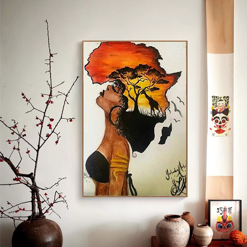 Classical African Woman Poster - огляд і ціна Star Map Poster