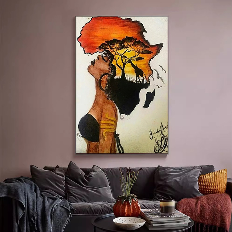 Classical African Woman Poster - огляд і ціна Star Map Poster